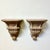Hollywood Regency Mid-Century Hollywood Regency Classic Roman Faux Concrete Wall Brackets - A Pair For Sale - Image 3 of 12
