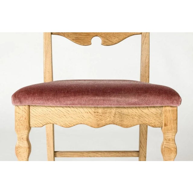 Brown Modernist Razorblade Dining Chairs by Henning Kjærnulf, 1960s For Sale - Image 8 of 10