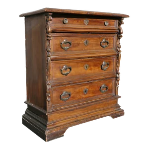 Italian Baroque Walnut Commode