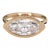 Marquise Cut Lab Grown Diamond Ring With Diamond Accents: Solid 14k Gold, Size 6.75 For Sale
