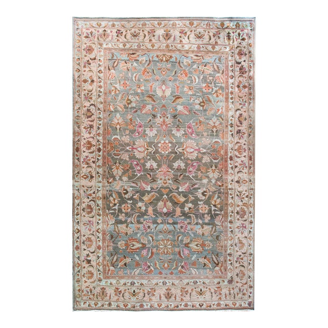 Early 20th Century Persian Mehraban Rug For Sale