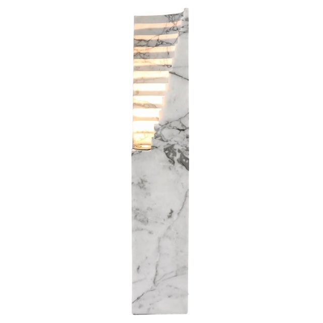 Handmade Amphitheatre Lamp in Paonazzo Marble from Fiam For Sale