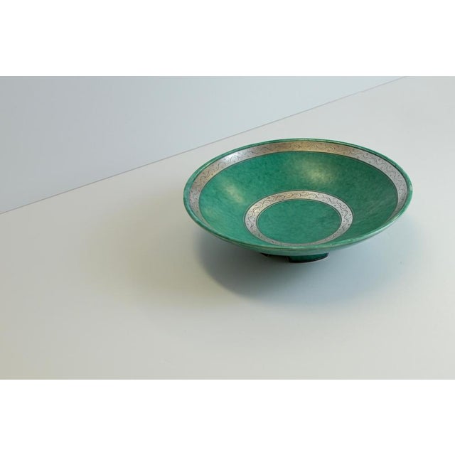 Argenta Silver Overlay Bowl by Wilhelm Kåge for Gustavsberg, Sweden, 1935 For Sale - Image 10 of 11
