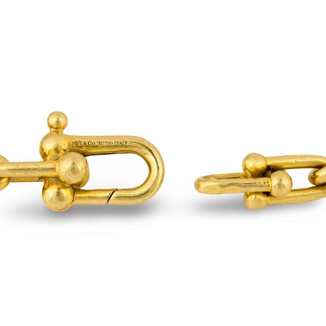 Tiffany and Co. Tiffany & Co. 18k Yellow Gold HardWear Link Bracelet For Sale - Image 4 of 5
