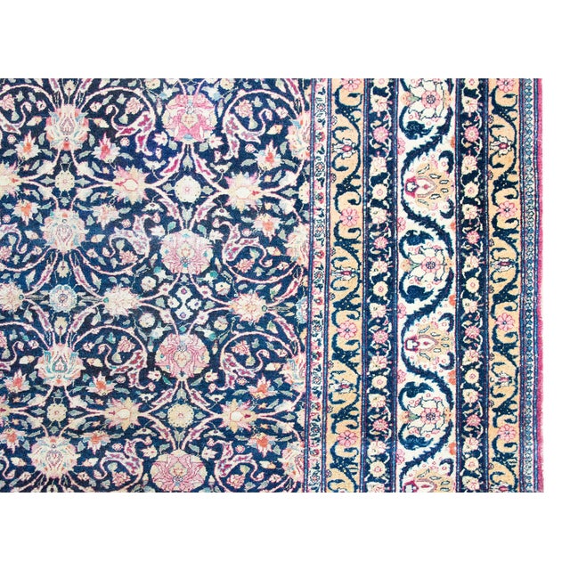 Early 20th Century Persian Lavar Kirman Rug For Sale - Image 4 of 14