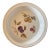 Vintage English Farmhouse Evesham Porcelain Oven Proof Pie Plate 10.5"d For Sale