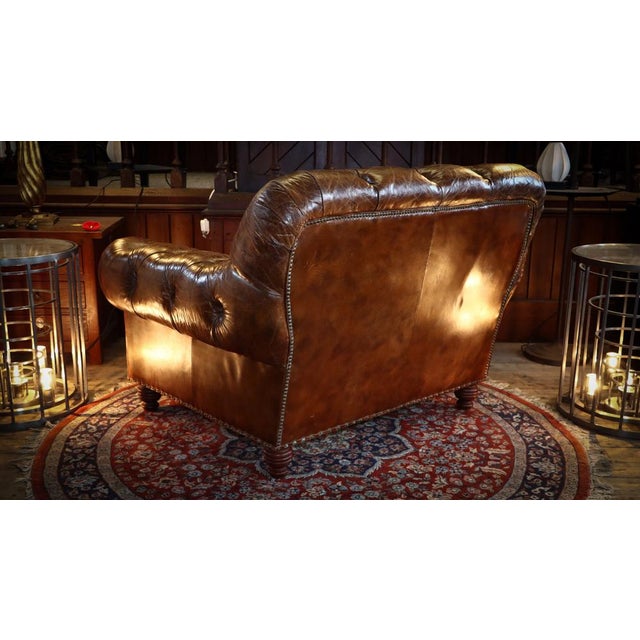 Animal Skin Halo Heritage Lounge Chair in Leather from Timothy Oulton, 2010s For Sale - Image 7 of 18