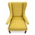 Boho Chic Lemon Wingback Accent Chair For Sale - Image 3 of 5