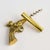 Metal Vintage Brass Revolver Corkscrew & Bottle Opener For Sale - Image 7 of 13