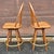 Mid 20th Century Pair of Mid Century Oak and Brass Foot Ring Counter Stools For Sale In Washington DC - Image 6 of 6