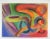 Abstract Mid 20th Century Colorful Abstract Pastel Painting For Sale - Image 3 of 4