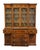 Brown Saginaw Furniture Flame Mahogany Traditional Duncan Phyfe Style 66" Breakfront Secretary China Cabinet W. Bubble Glass For Sale - Image 8 of 16