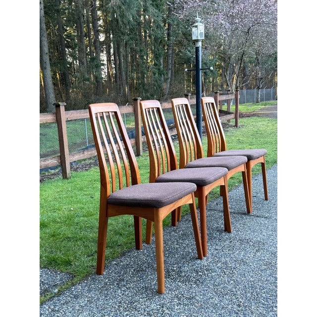 1990s Mid Century Modern Danish Table Set of 4 For Sale - Image 9 of 11