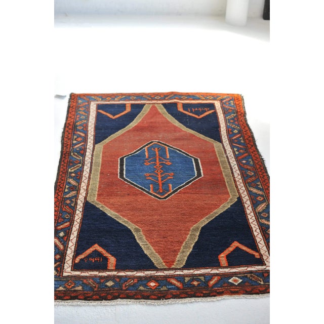 1950s Minimalist Tribal Rug - 4.4 X 6.6 For Sale In Milwaukee - Image 6 of 11