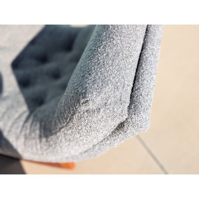 Adrian Pearsall Mid Century Modern Walnut Wave Chaise Lounge Chair Attributed to Adrian Pearsall for Craft Associates, C1960s For Sale - Image 4 of 15