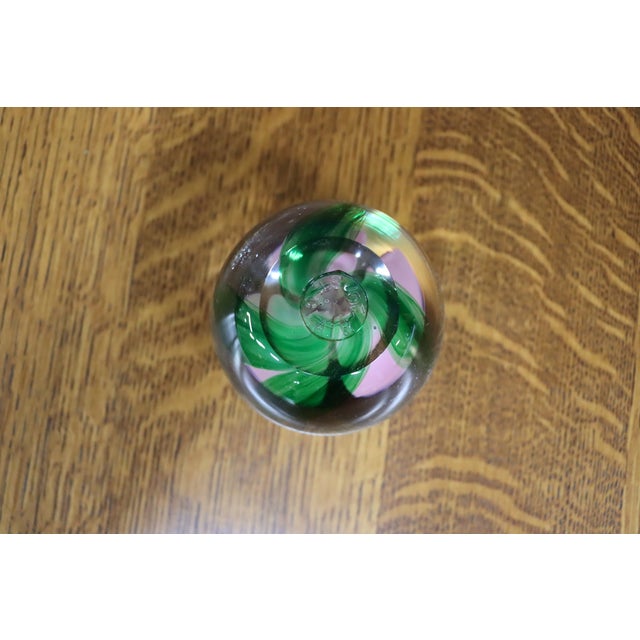 Art Glass Rose Paperweight For Sale In Philadelphia - Image 6 of 6