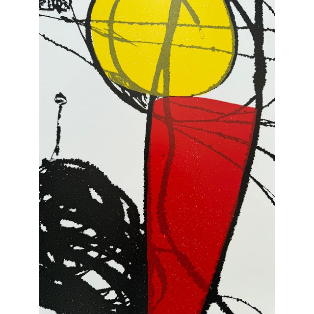 Joan Miró, Roland Garros, 1991, Vintage Poster, Printed in France For Sale - Image 6 of 8