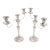 Pair of George III Old Sheffield Plate Three-Light Candelabra, Circa 1780-90 For Sale