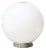 1930 Round Art Deco School House Milk Glass Ceiling Globe W Flush Celing Fixture For Sale