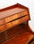 Mid Century Danish Modern Secretary Desk Teak Drawers Office Vintage Glass Door For Sale - Image 9 of 12