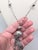 Silver Vintage 1960s Signed Monet Rhodium Plated Tassel Pendant Necklace For Sale - Image 8 of 8