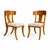 Teak Klismos Patio Dining Chairs. - Set of 8 For Sale - Image 4 of 4