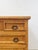 Beige Late 20th Century Mexican Solid Pine Five Drawer Dresser Wrought Iron Pulls Rustic Farmhouse Chest For Sale - Image 8 of 13