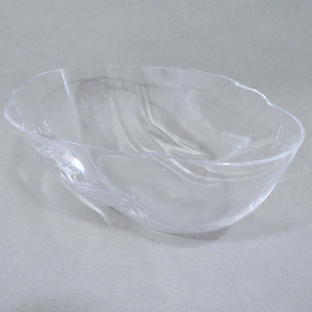 Mid 20th Century Signed Carlo Moretti Decorative Glass Bowl For Sale - Image 5 of 7