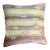 Vintage Handwoven Earth-Toned Turkish Kilim Wool Accent Throw Pillow For Sale
