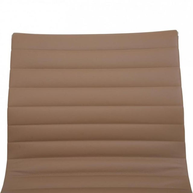Vintage EA103 Chairs in Beige Leather by Charles Eames, 2019, Set of 4 For Sale - Image 11 of 18