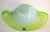 Cenedese Blown Murano Art Glass Neon Green and Clear Encased Bowl Vessel For Sale - Image 10 of 12