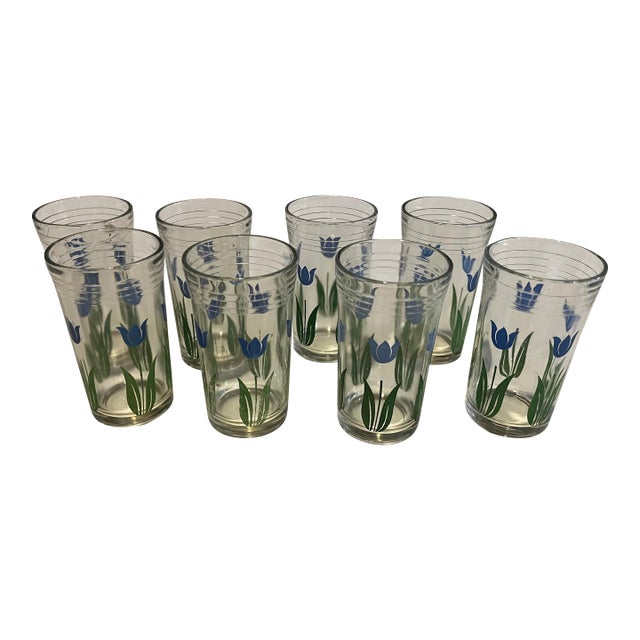 Vintage Swanky Swig Juice Glasses- Set of 8 For Sale