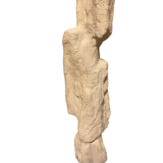 1990s 1990s Palecek Table Lamp Faux Stone Rock 33" Coastal Modern Organic Designer Lighting For Sale - Image 5 of 15