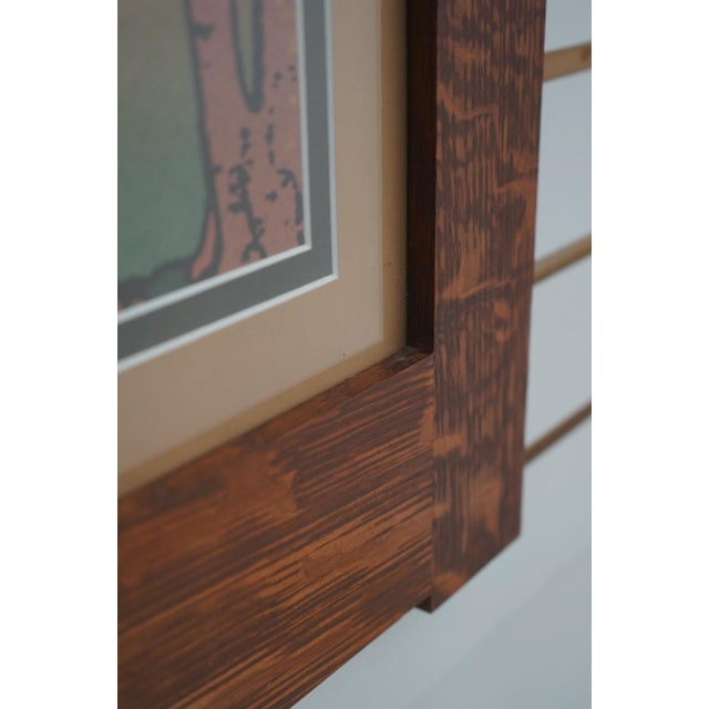 Mission Mission Oak Framed Lands End Framed & Matted Print For Sale - Image 3 of 8