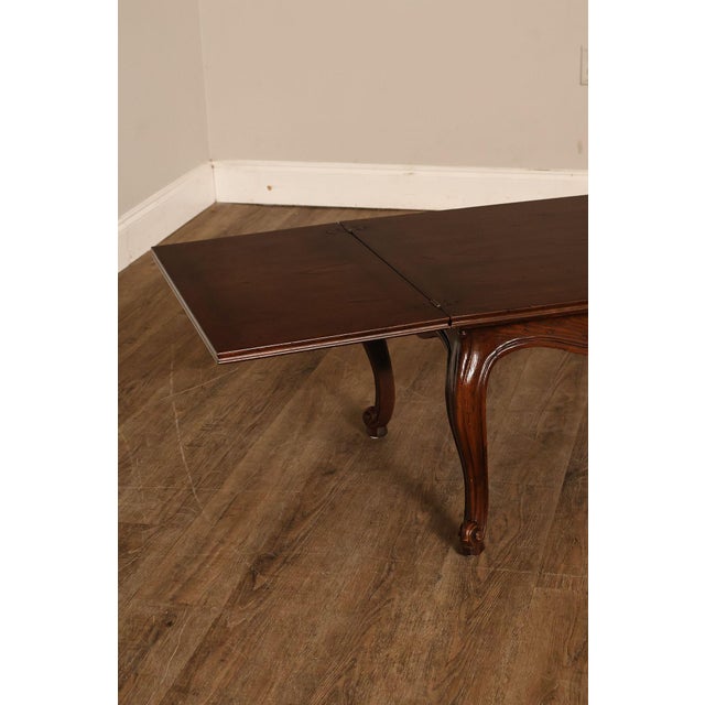 Henredon French Louis XV Style Oak Expanding Coffee Table For Sale - Image 13 of 18