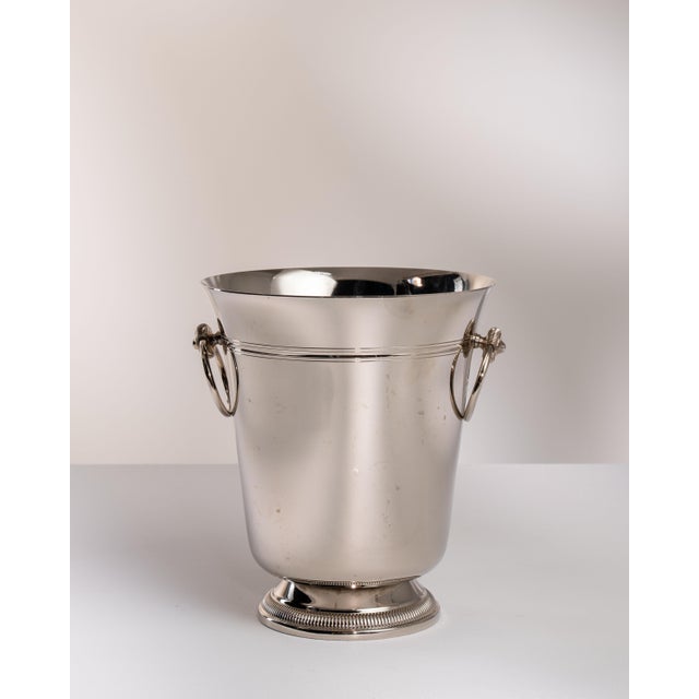 Mid 20th Century France Silver Ice Bucket For Sale - Image 14 of 15