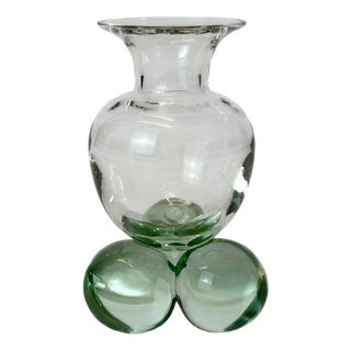 Antique Czech Glass Bud Vase, 1890s For Sale