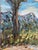 Original Pacific Northwest Landscape Painting – Icicle Ridge, Leavenworth by Francisco Peña – Framed 21” X 17” For Sale - Image 9 of 10