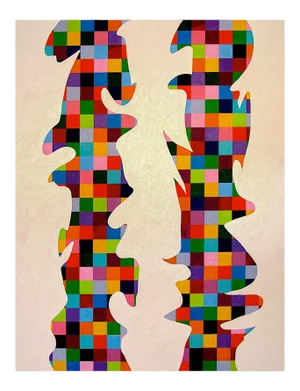 Contemporary Abstract Oil on Canvas Painting "Endless Painting 2" by Dana Gordon