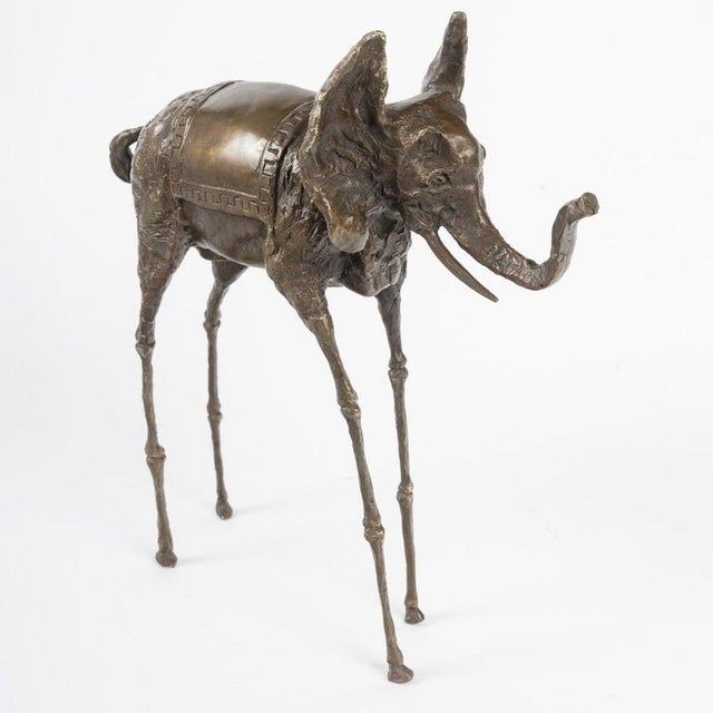 Metal After Salvador Dalí, Bronze Sculpture, Bronze For Sale - Image 7 of 12