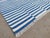Not Yet Made - Made To Order Handmade Cotton Striped Rug, Up Down Stripe Blue and White - 11'x11' For Sale - Image 5 of 10