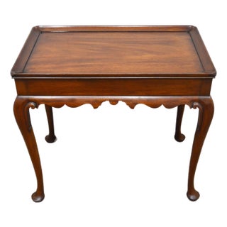 Henkel Harris Mahogany Side Tea Table For Sale