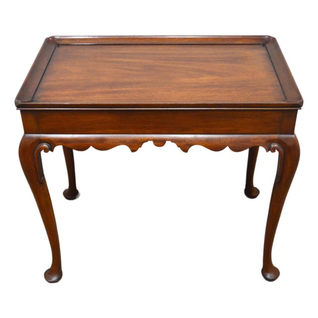 Henkel Harris Mahogany Side Tea Table For Sale