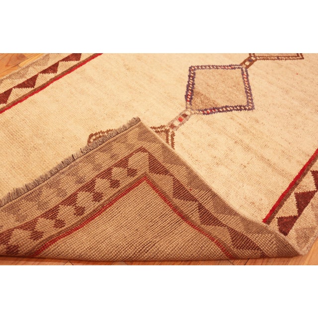 Nazmiyal Collection Vintage Persian Gabbeh Rug For Sale - Image 9 of 9