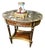 French Louis XVI Oval Coffee Table With Marble Top, Gilded Bronze Ormolu & Ornate Wood Details For Sale