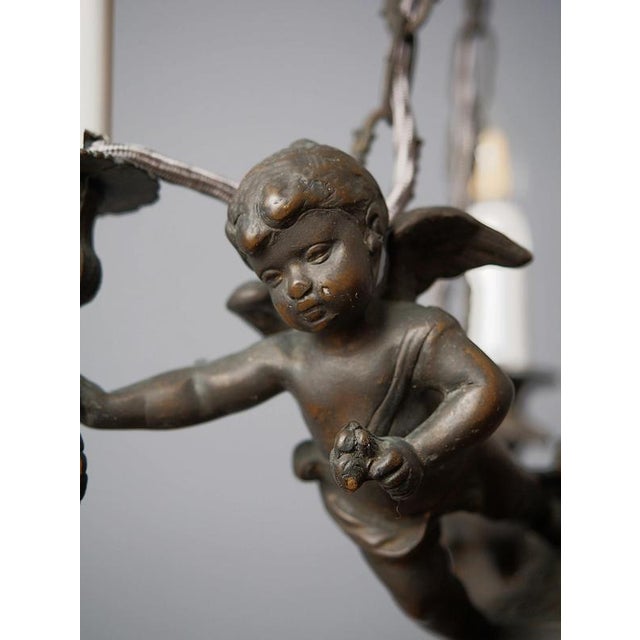 Baroque Chandelier with Putia For Sale - Image 6 of 10