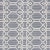 Sample - Schumacher Ziz Embroidery Fabric in Blue For Sale
