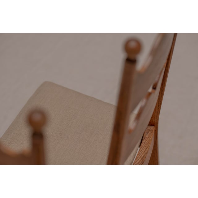 Mid-Century French Side Chairs in the manner of Charles Dudouyt, 1960s, Set of 2 For Sale - Image 6 of 10