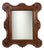 Baroque Oak Carved Wall Mirror, Belgium, 1900s For Sale