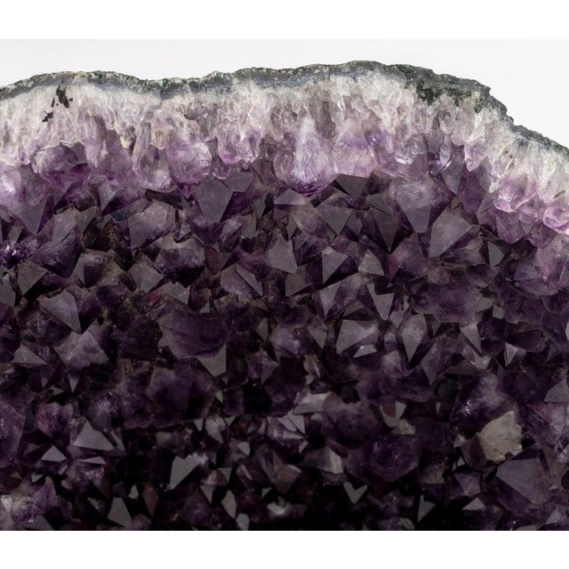 Contemporary Amethyst Rock Crystal Cathedral Geode For Sale - Image 3 of 9